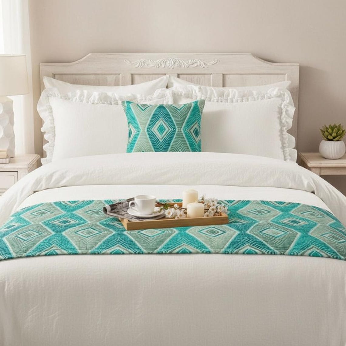 Tallulah Decorative Bed Runner and Cushion Cover
