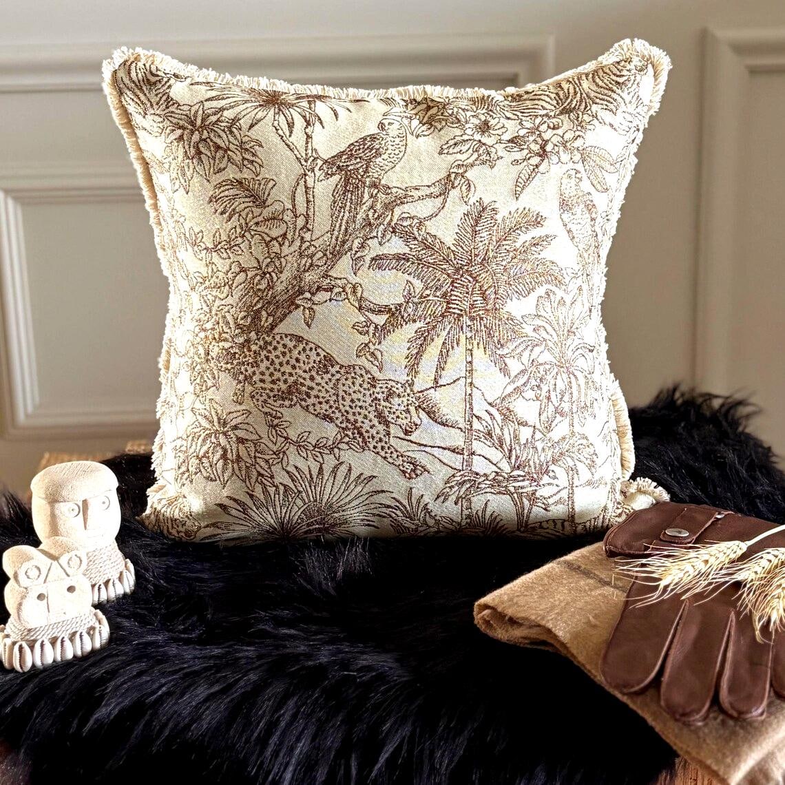 Savanna Reverie Throw Cushion Cover