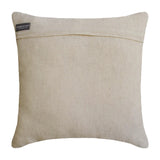 Black & Beige Jacquard Woven Throw Cushion Cover - Nomad Path