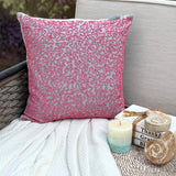 Pink Rush - Pink Cotton Linen Throw Pillow Cover