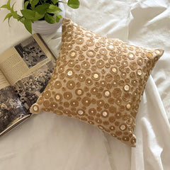 Jute Centric - Natural Beige Cotton Linen Decorative Euro Sham