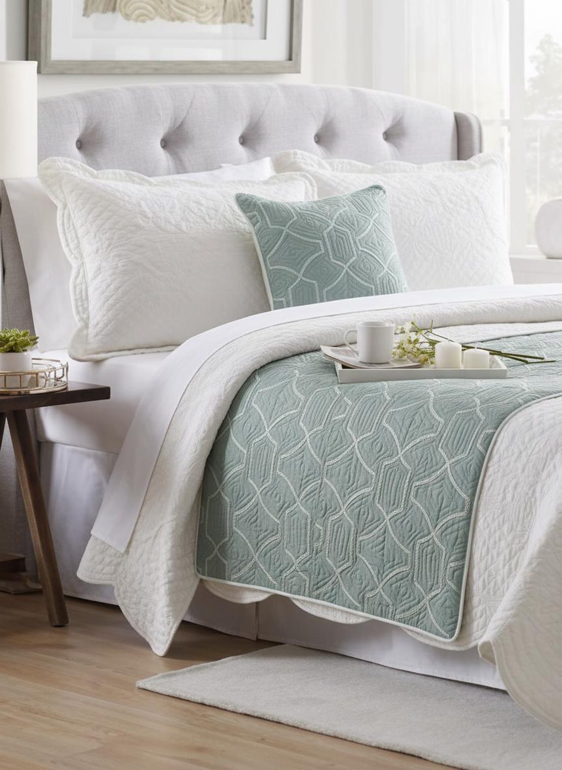 Atmosphere Decorative Bed Runner with Cushion Cover