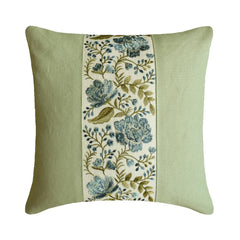 Sage Green Linen Throw Cushion Cover - Sage Reverie