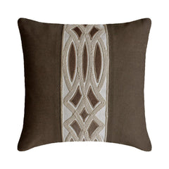 Brown Linen Throw Cushion Cover - Cocoa Reverie