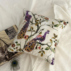 Mayush - Purple Cotton Throw cushion Cover