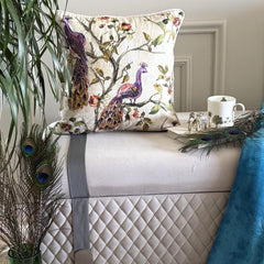 Mayush - Purple Cotton Throw cushion Cover