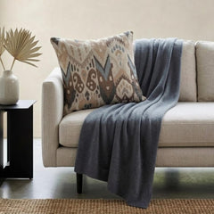 Beige Linen Throw Cushion Cover - Terrosa Beige