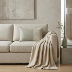 Gray Linen Throw Cushion Cover - Gray Reverie