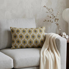 Chartreuse Linen Throw Cushion Cover - Zoraya