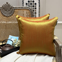Green & Orange Luxury Throw Cushion Cover