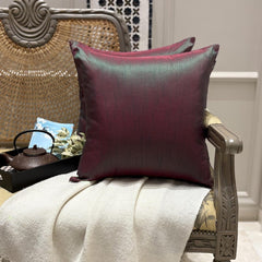 Green Fuchsia Luxury Throw Cushion Cover