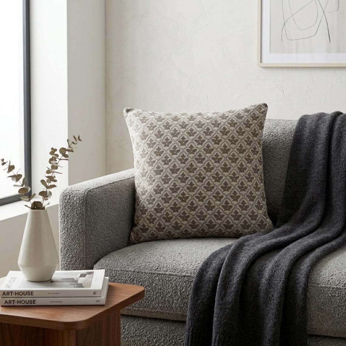 Terra Lattice Throw Cushion Cover