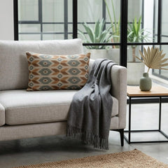 Beige Linen Throw Cushion Cover - Terrava Beige