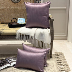 Taupe Gray Luxury Throw Cushion Cover