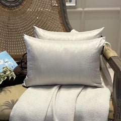 Light Gray Luxury Pack of 2 - Light Gray Art Silk Throw Cushion Cover