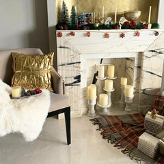 Stunning Gold Throw Cushion Cover