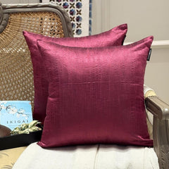 Magenta Luxury Throw Cushion Cover