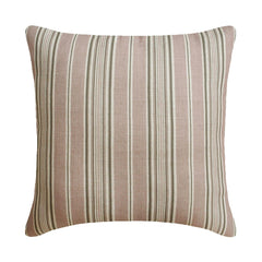 Pink Linen Throw Cushion Cover - Pink Haven Stripes