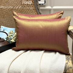 Lime Green & Pink Luxury - Lime Green & Pink Art Silk Throw Pillow Cover