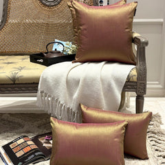 Lime Green & Pink Luxury - Lime Green & Pink Art Silk Throw Pillow Cover