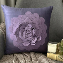 Plum Rose Euro Sham