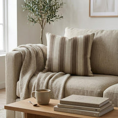 Terra Stripe Throw Cushion Cover