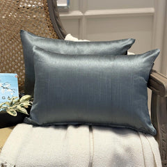Smoky Green Luxury Pack of 2 - Smoky Green Art Silk Throw Cushion Cover