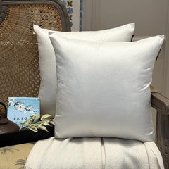 White Luxury Throw Cushion Cover