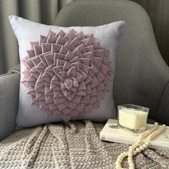 Flowerbed - Lavender Suede Decorative Euro Sham