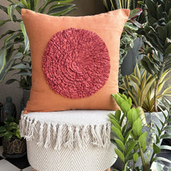 Vintage Rust - Rust Suede Decorative Euro Sham