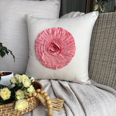Vintage Lust - Pink Suede Decorative Euro Sham