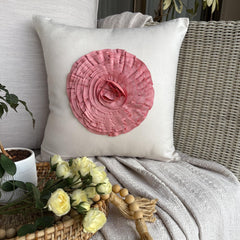 Vintage Lust - Pink Suede Decorative Euro Sham