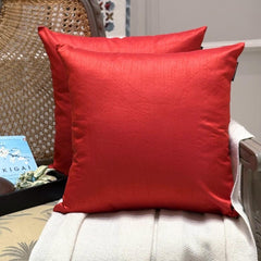 Blood Red Luxury Throw Cushion Cover