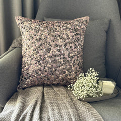 Fairy Land - Pink Art Silk Decorative Euro Sham