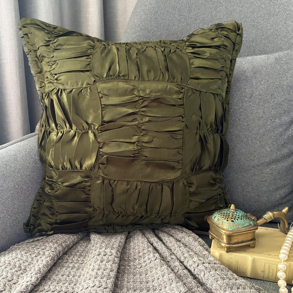Dreamy Olive Euro Sham