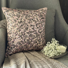 Fairy Land - Pink Art Silk Decorative Euro Sham