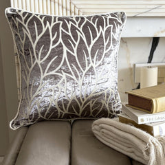 Paloma Gray Leaves Euro Sham