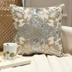 Millennium - Ivory Art Silk Decorative Euro Sham