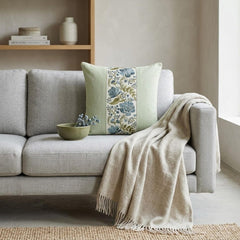 Sage Green Linen Lumbar Cushion Cover - Sage Grace