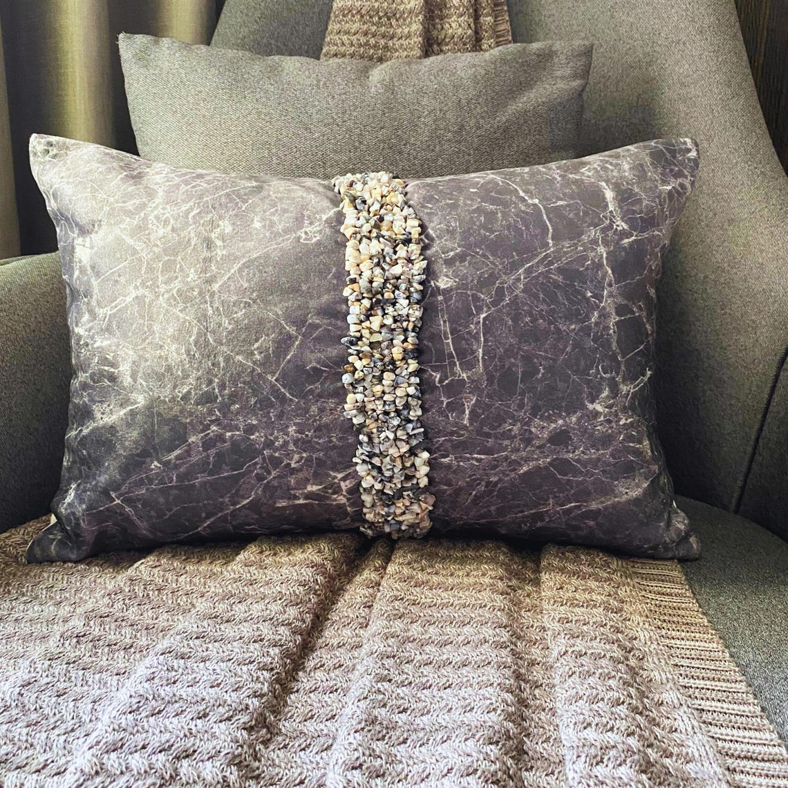 Dendrite Touchstones Lumbar Pillow Cover