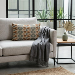 Beige Linen Lumbar Cushion Cover - Terrava Beige Lumbar