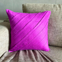 Contemporary Fandango - Fandango Pink Faux Suede Decorative Euro Sham