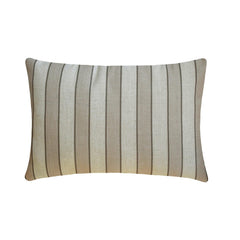 Beige Linen Lumbar Cushion Cover - Beige Terra Stripe Lumbar