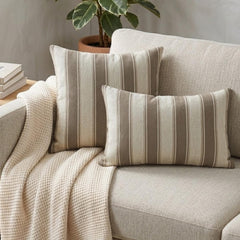 Terra Stripe Lumbar Cushion Cover