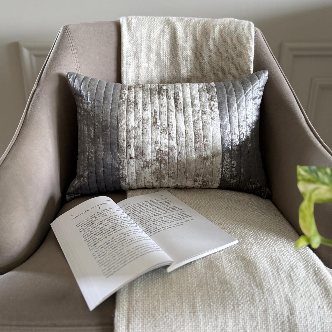 Foil Palette Lumbar Pillow Cover
