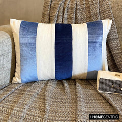 Swathe Blue Lumbar Pillow Cover