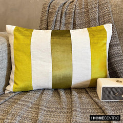 Swathe Chartreuse Lumbar Pillow Cover