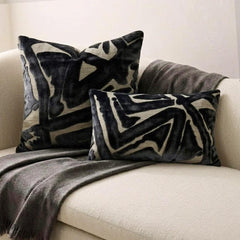 Black Onyx Lumbar Cushion Cover
