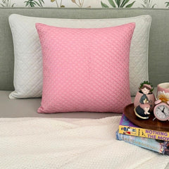 Pink Beehive - Pink Taffeta Decorative Euro Sham