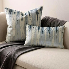 Grunge Haze Ice Lumbar Cushion Cover